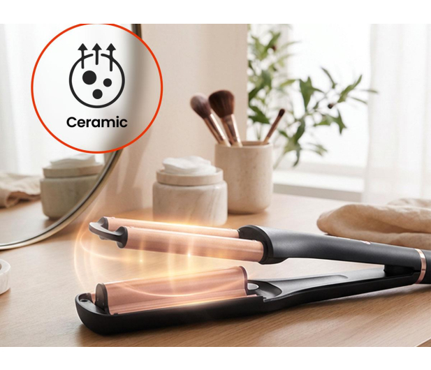Huslog Falownica z regulacją CeramicWave czarno-złoty - 1599806 - zdjęcie 4